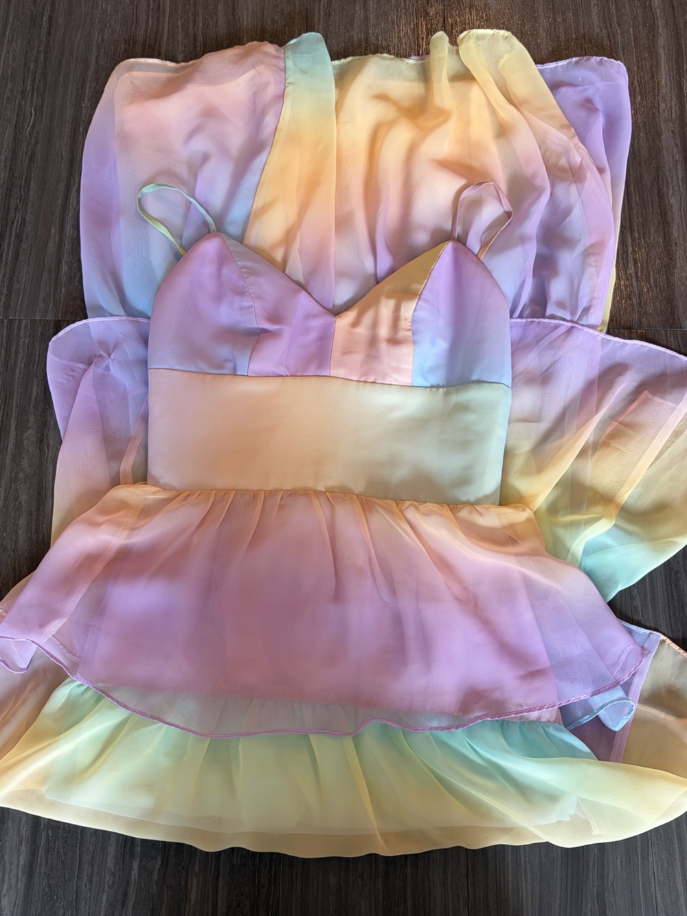 Amanda Uprichard Multi Colored Maxi Dress